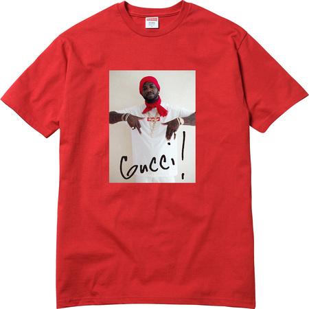 SUPREME - GUCCI MANE TEE (RED) SIZE M
