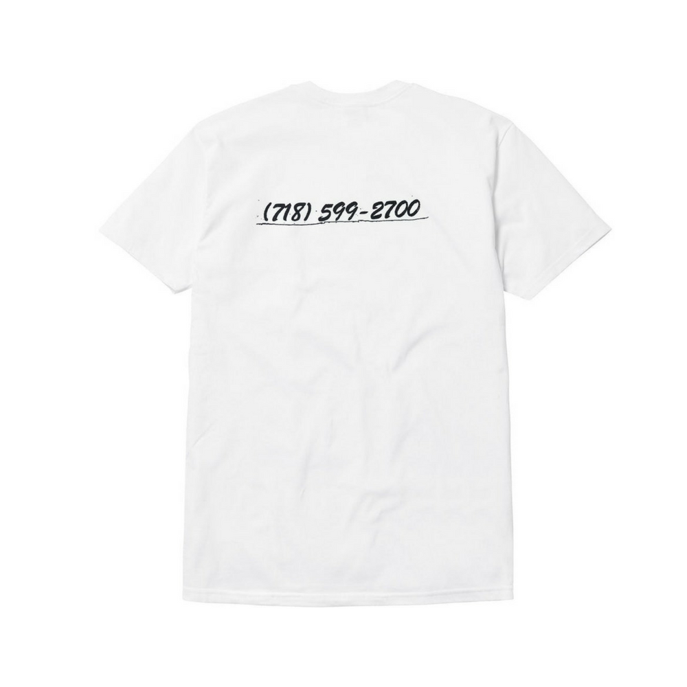 SUPREME BROOKLYN BOX LOGO TEE WHITE